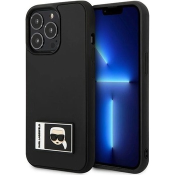 KARL LAGERFELD Кейс Karl Lagerfeld KLHCP13X3DKPK за iPhone 13 Pro Max 6, 7", черен / черен, твърд, Ikonik Patch (3666339031299)