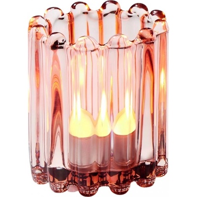 Philippi Свещник Philippi - June, 10 х 10 х 11 cm, оранжев (PH 107016)