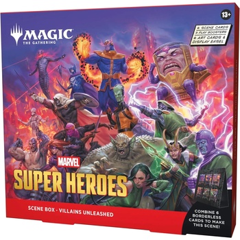 Magic the Gathering Magic The Gathering: Marvel Super Heroes Scene Box Villains Unleashed (D53690000-2)