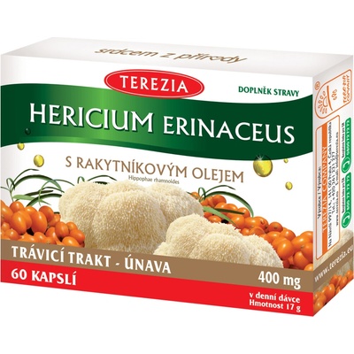 Terezia hericium erinaceus s rakytníkovým olejom 60 kapsúl