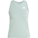 adidas Дамски потник с широка презрамка adidas Women's WE 3-Stripes Tank Tank top - Wonder Sage / White - размер L (916-6797-0414)