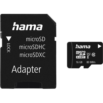 HAMA MicroSDHC 16 GB 00213113