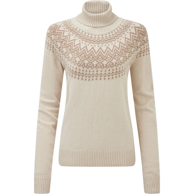 Sherpa Дамски вълнен пуловер Sherpa Women's Camkilo Roll Neck Sweater Jumper - Ecru (105-6749-0114)