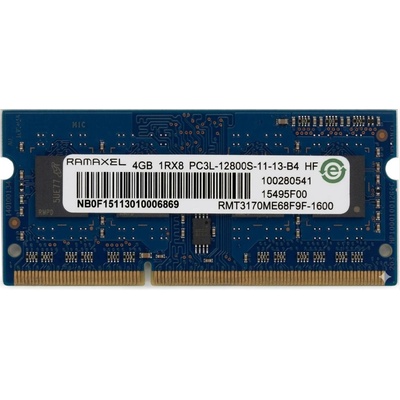 RAMAXEL SODIMM DDR3 4GB 1600MHz CL11 RMT3170ME68F9F-1600