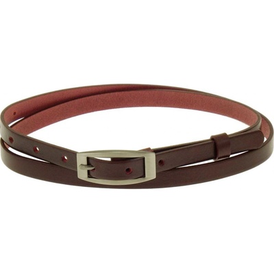 Penny Belts dámský kožený opasek Bordó
