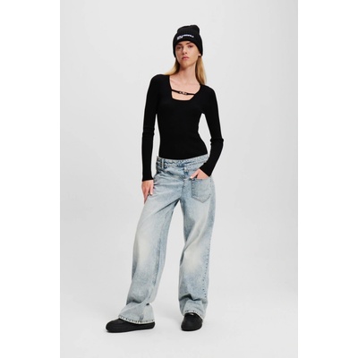 Karl Lagerfeld JEANS KLJ MR RELAXED TWISTED DENIM WASHED LIGHT BLUE