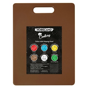 Horecano HORECANO-Дъска за рязане на колбаси и печени меса 40x25xh1.2cm КАФЯВА (HC- 931122) (А0108) (01931122)