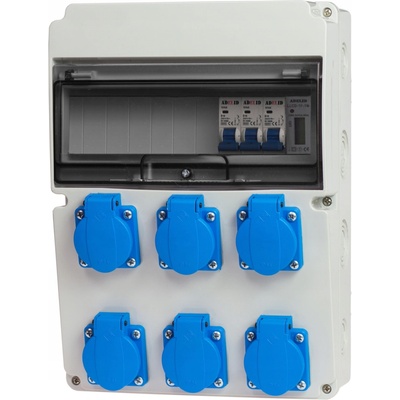 Rozvaděč RSW Adelid 230 V IP54 16 A