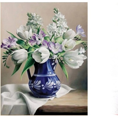 Vikpap 30 x 40 cm Tulipány a frézie