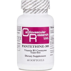 Ecological Formulas Pantethine-300, 300 mg, 60 софтгел капсули, Ecological Formulas (13265 EF)