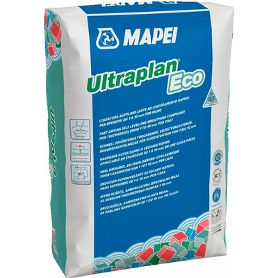 MAPEI Ultraplan Eco samonivelizačná cementová malta na vyrovnanie podláh 23 kg Šedá