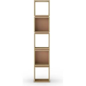 Marckeric Библиотека от декор от дъб в тухлен и естествен цвят 32x167 cm Lofty - Marckeric (18099)