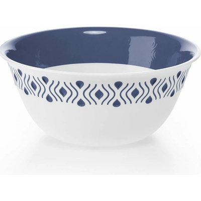 Stefanplast Plastová miska Tosca biela modrá 23 cm