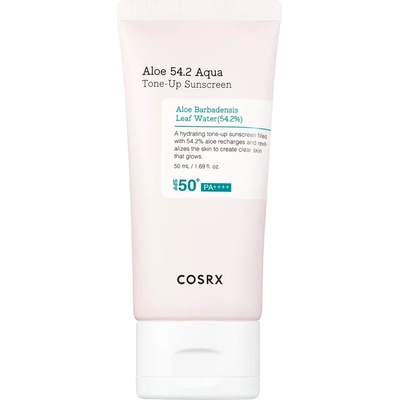 COSRX Aloe 54.2 Aqua Tone-Up Sunscreen SPF50+/PA++++ - Слънцезащитен Крем 50ml