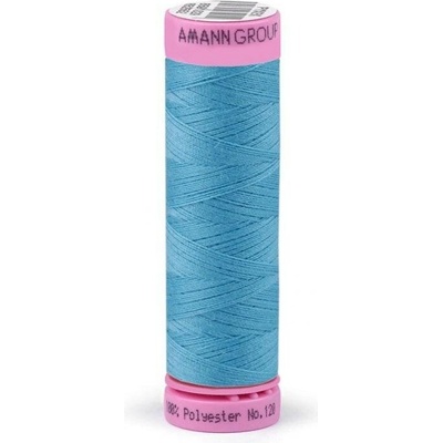 Polyesterové nitě návin 100 m Aspo Amann 0409 Blue Curacao