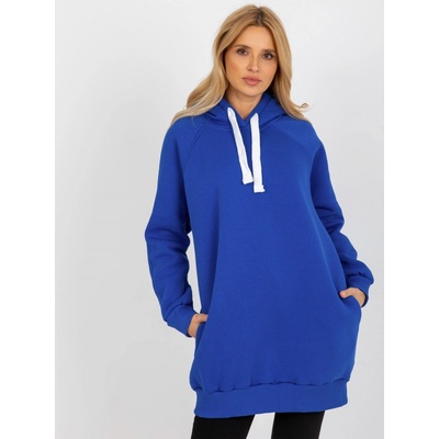 Dlouhá mikina s kapucí EM-BL-695.25X-DARK BLUE