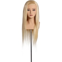 L´image Cvičná hlava platinová blond Limage Elena 50 cm