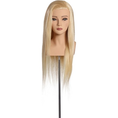 L´image Cvičná hlava platinová blond Limage Elena 50 cm