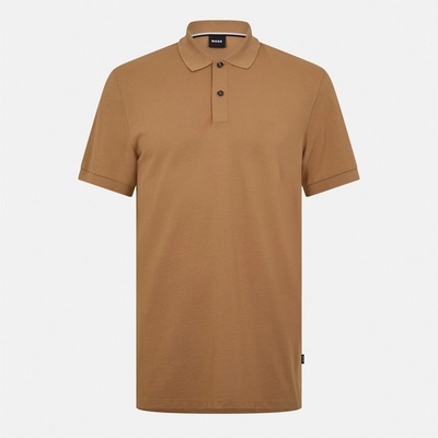 Boss Блуза с яка Boss Men's HBB Pallas Polo Iconic Logo Embroidered Shirt - Beige