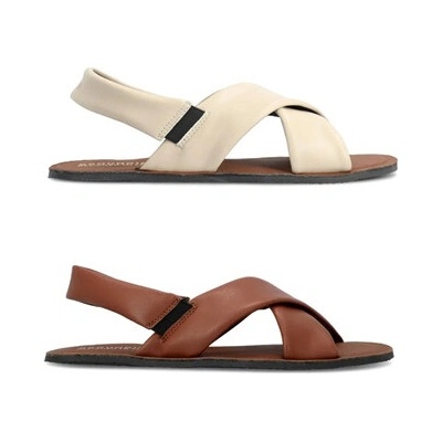 Sandály Groundies Verona Vegan Barefoot beige – Zboží Dáma