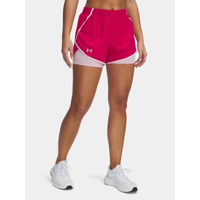 Under Armour kraťasy Fly By 2-In-1 Shorts Wmn pink