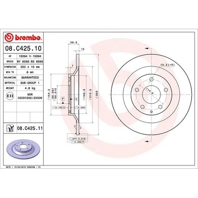 BREMBO 08.C425.11