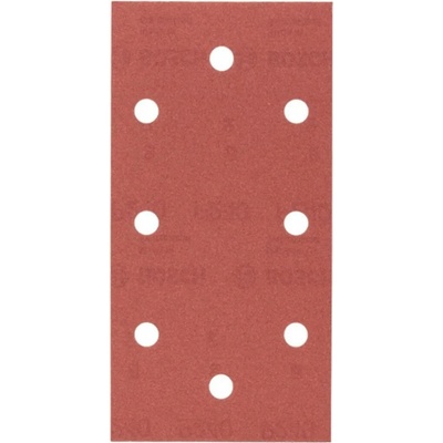 Bosch Accessories 2609256A92 brusný papír na suchý zip, s otvory Zrnitost 240 (d x š) 185 mm x 93 mm 10 ks