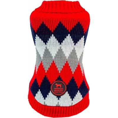 Freedog Jersey Pebbles Rojo пуловер за куче - кг