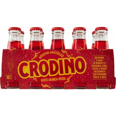 Crodino nealkoholický aperitiv arancia rossa 10 x 100 ml