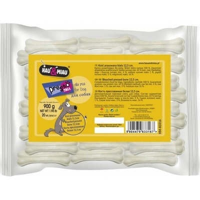 Hau&Miau PRESSED BONE BONE WHITE 12,5 cm 20 ks bal. 900 g
