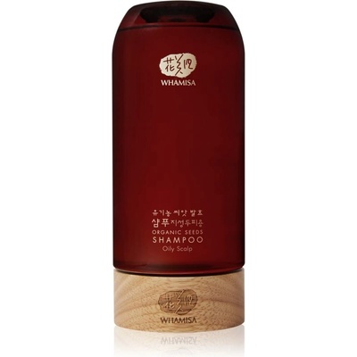 WHAMISA Organic Seeds Shampoo Oily Scalp organický šampón pre mastnú pokožku hlavy 490 ml