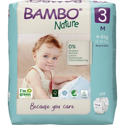 Bambo Nature 3 4-8 kg 28 ks