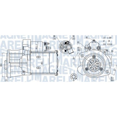 Startér MAGNETI MARELLI 063721491010