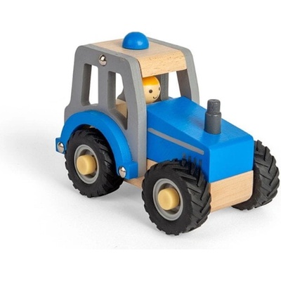 Bigjigs Toys Traktor modrý