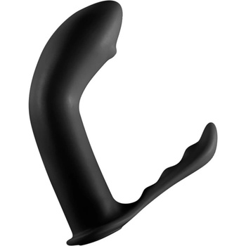 Image 1 of NMC L Seeker Silicone Prostate Plug Black