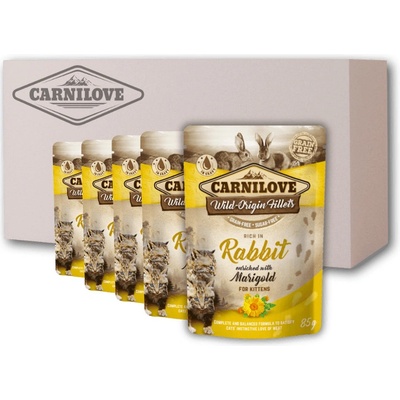 Carnilove Kitten Rabbit with Marigold 24 x 85 g