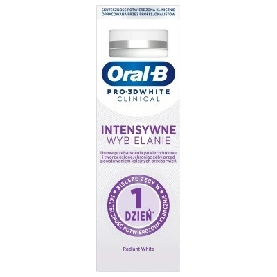 Oral-B Pro 3D White Clinical pro zářivě bílé zuby 75 ml