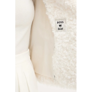 HUGO BOSS Палто с вълна BOSS Citeddy1 в бяло 50550632 (50550632)