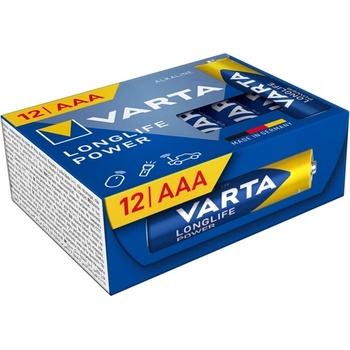 VARTA longlife power cube батерия с дълъг живот aaa, алкална, 12 бр. в опаковка 4903121132 (4903121132)