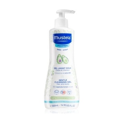 Mustela Bébé tělový a vlasový šampon 500 ml