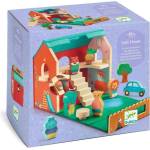 DJECO Игрален комплект Djeco - Дървена къщичка Softi House (DJ06448)