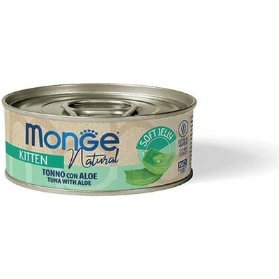 MONGE JELLY Cat Kitten tuniak, aloe 80 g