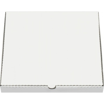 WorldOffice sro Krabica na pizzu z vlnitej lepenky 40 x 40 x 4 cm Biela