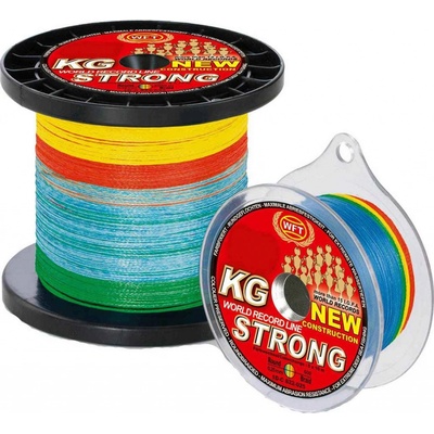 WFT šňůra KG STRONG MULTICOLOR 1m 0,25mm 39kg