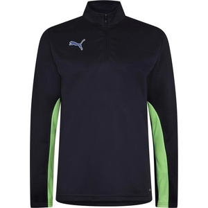 PUMA Мъжко горнище с цип Puma Finesse Performance Quarter Zip Drill Top Mens - Navy/Apple
