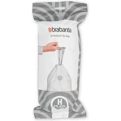 Brabantia PerfectFit pytle 50-60 L H – 20ks sáčků v roli 30µm