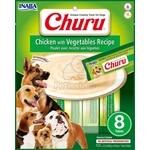 Inaba Foods Dog Churu пюре - пиле и зелечуци 8 x 20 г
