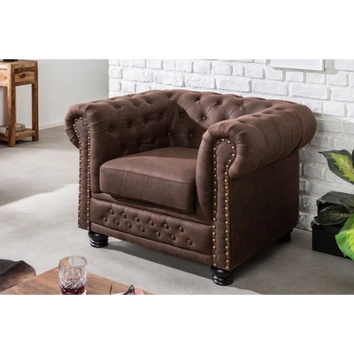 Komfort-nábytok 40654 Chesterfield Vintage Hnedá