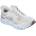 Skechers Дамски маратонки Skechers Engineered Mesh Knotted Bungee Slip On Trainers Womens - Natural/Blue