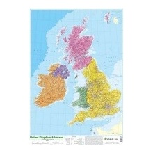 Map of UK and Ireland